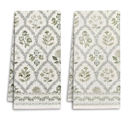 IRTAGANNY toallas cocina boho floral diseño para decoración elegante y uso diario.