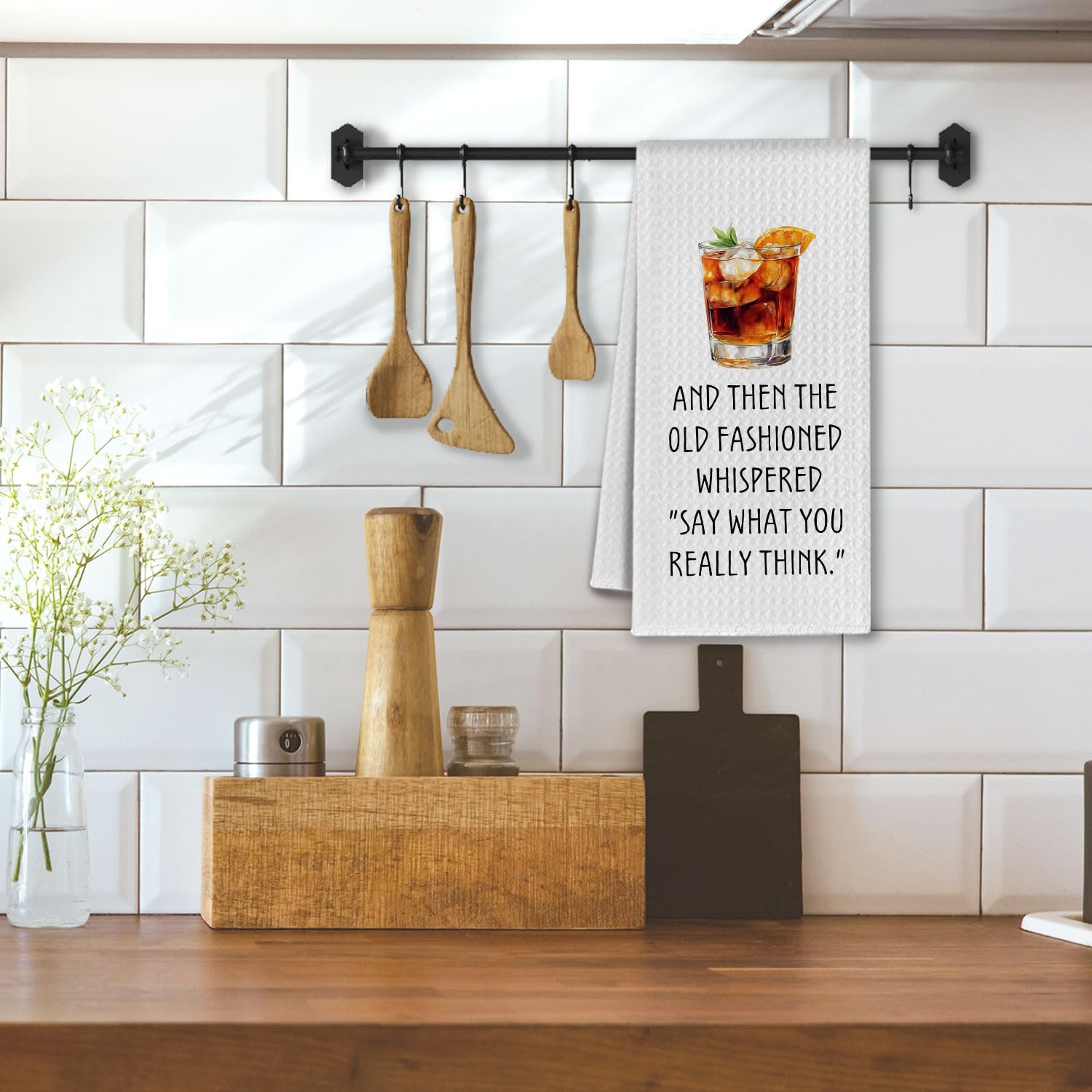 Toallas cocina-textura-wafle-suave de IRTAGANNY, suaves y duraderas para uso diario.
