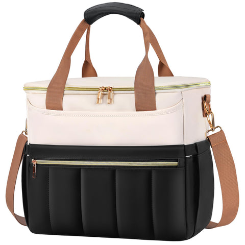ISEYOU bolsa de almuerzo con apertura amplia para acceso rápido a comidas.