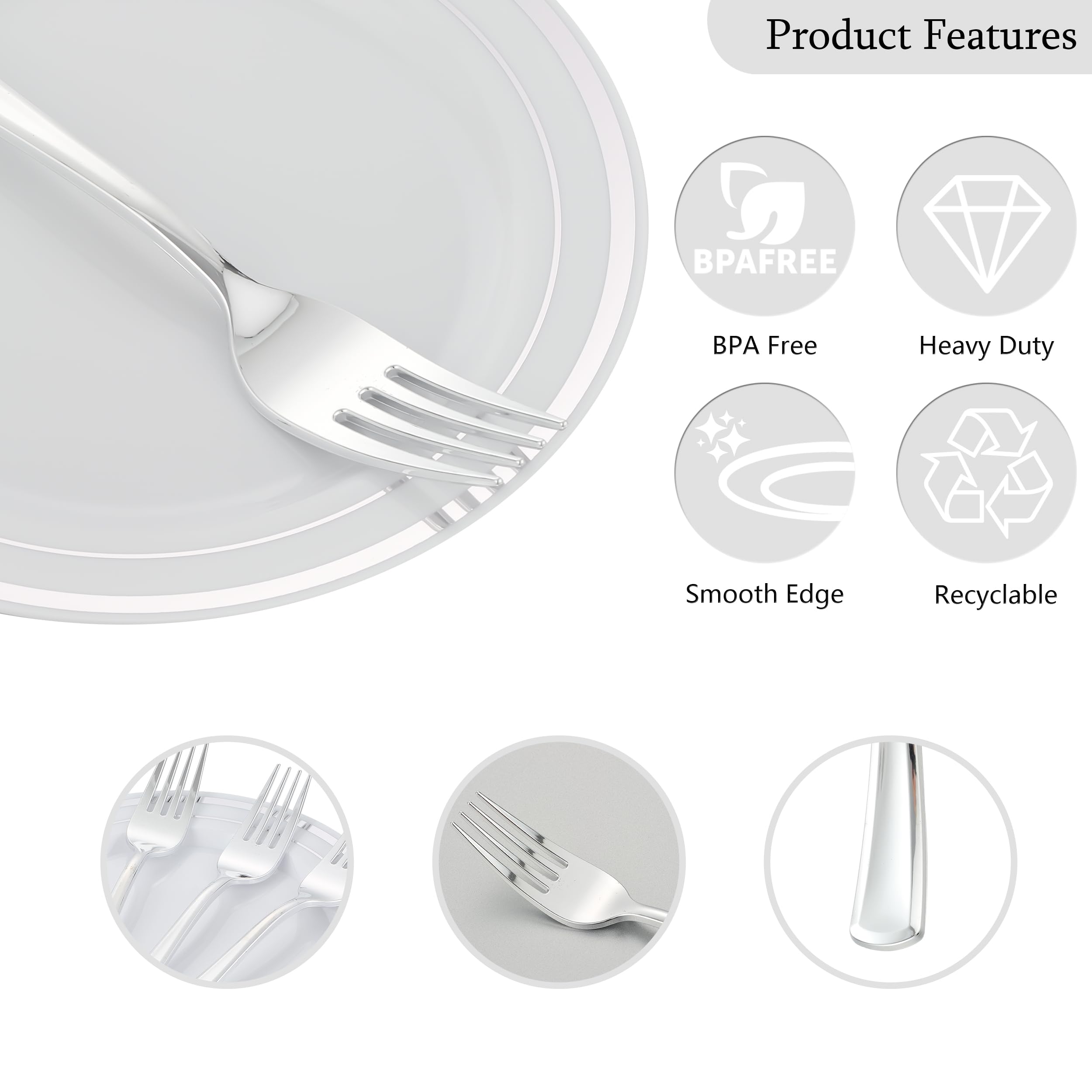 ISFANGCO diseño-elegante-para-eventos ofrece versatilidad para postres, entrantes y ensaladas.