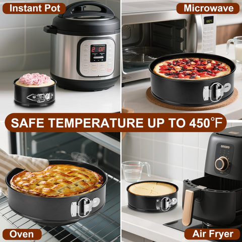 ishetao molde desmontable 10 pulgadas para tortas y pasteles