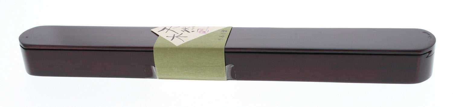 Ishida estuche para palillos, madera natural con lacado, fácil de llevar.