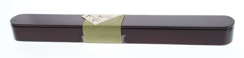 Ishida estuche para palillos, madera natural con lacado, fácil de llevar.