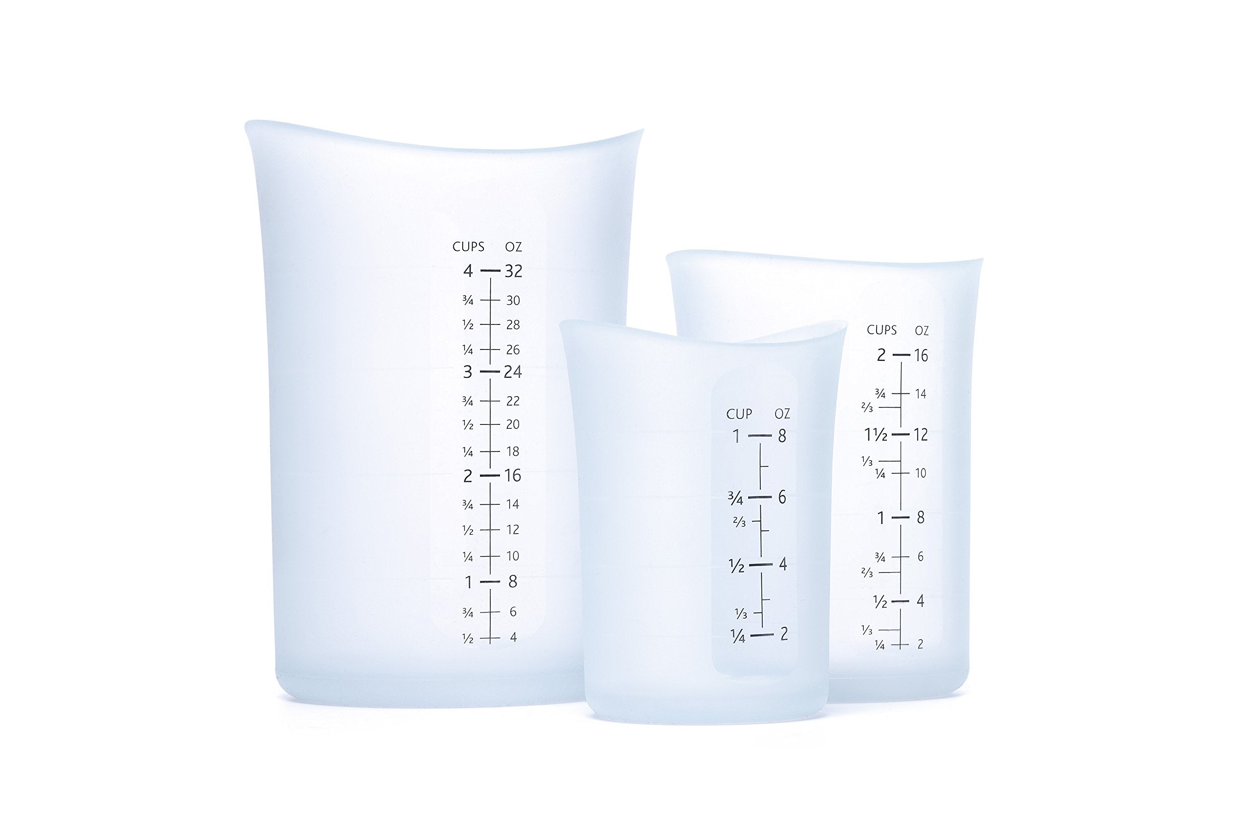 iSi Basics, taza medidora de silicona flexible de 1 taza para mediciones precisas.