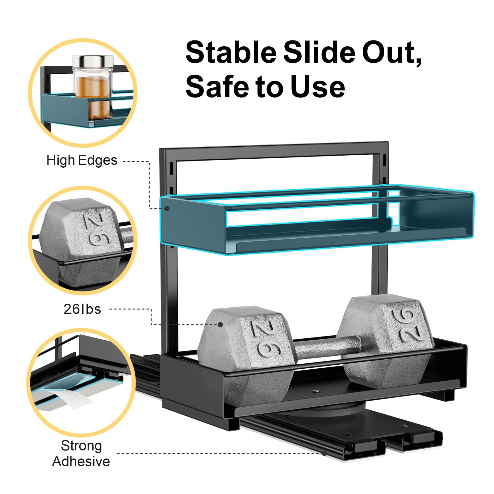 iSPECLE diseño ergonómico para acceso rápido en la cocina