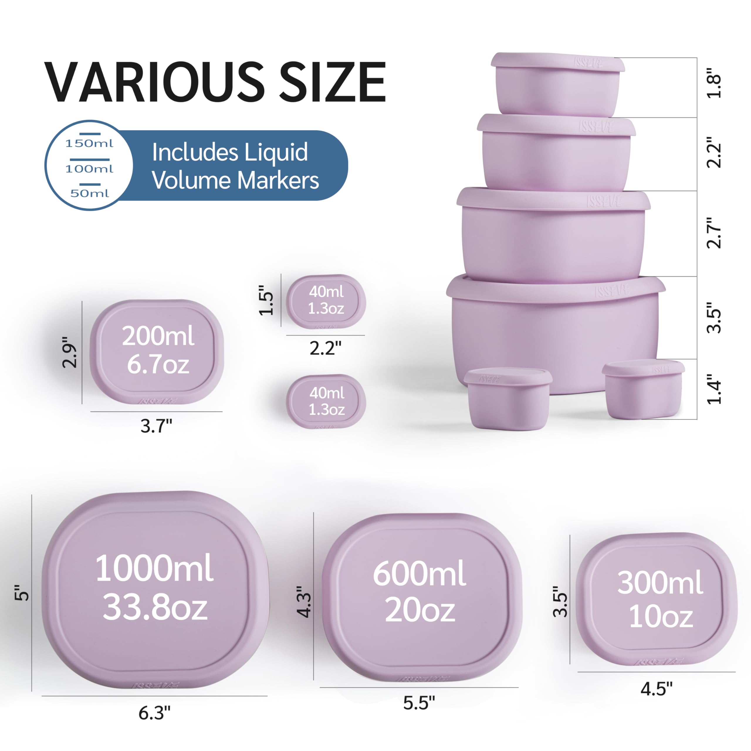 ISSEVE color morado para una cocina organizada y atractiva.