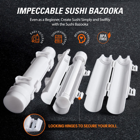 ISSEVE Espátula para sushi, distribución suave de rellenos.
