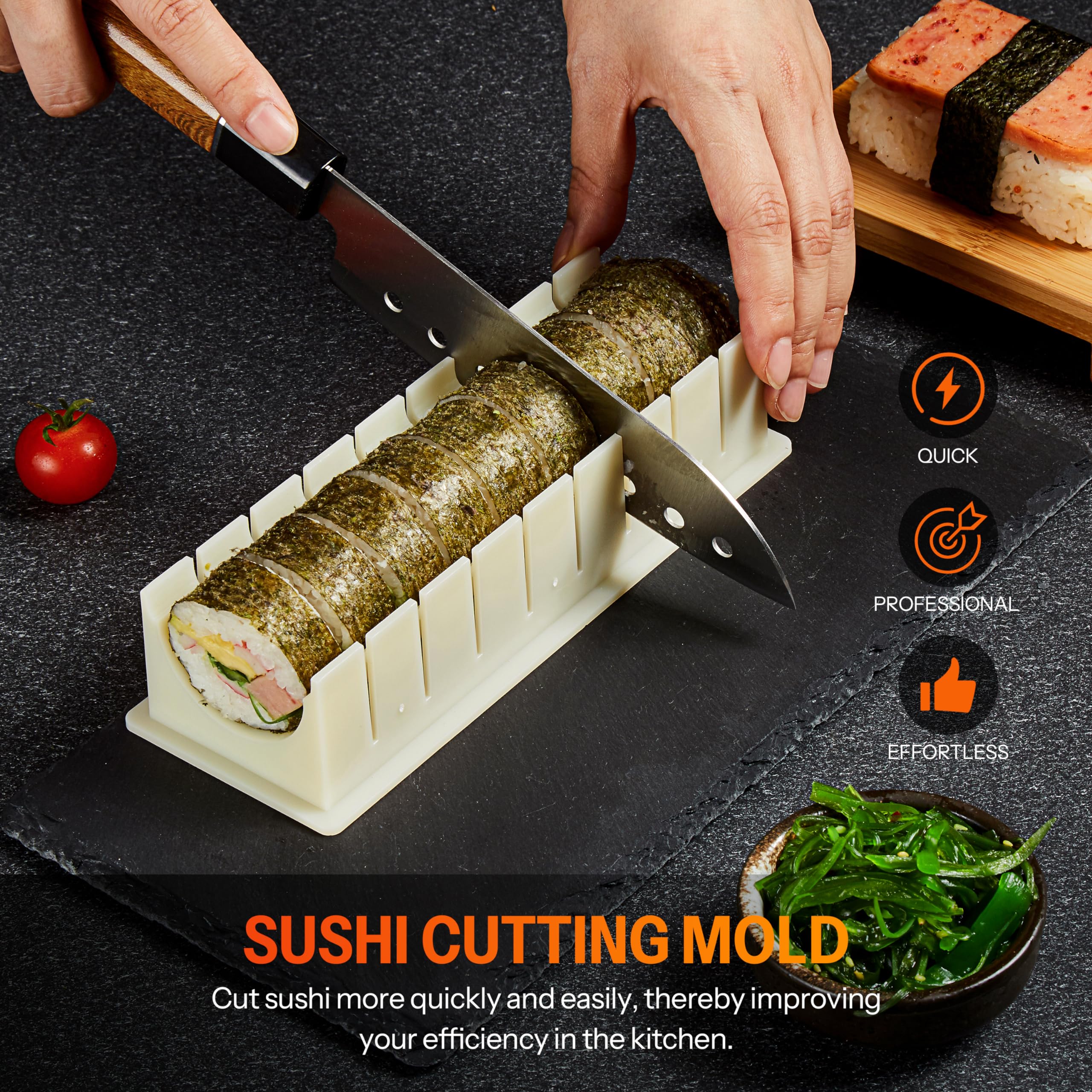 ISSEVE Palillos de bambú para sushi, mejora la experiencia al comer.