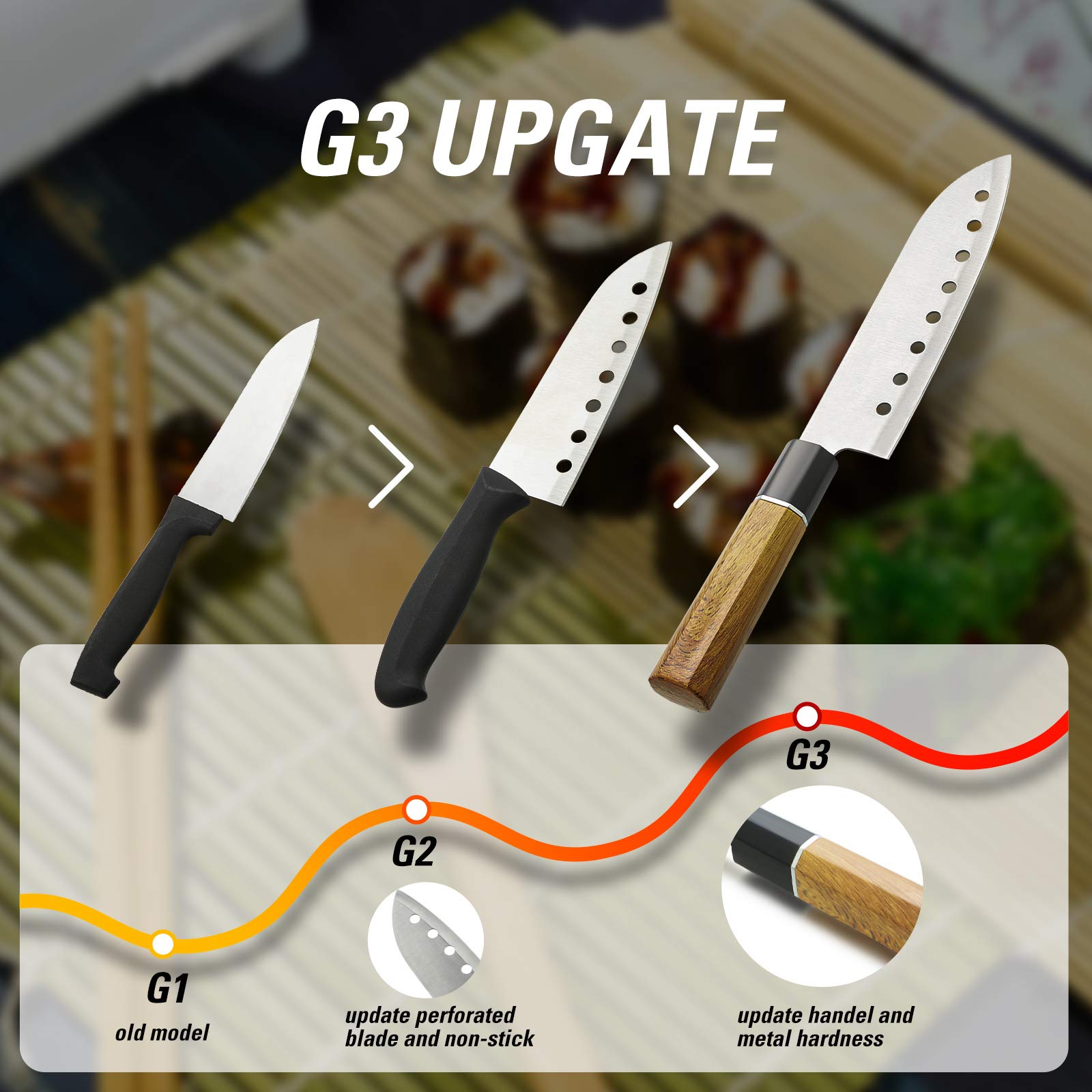 ISSEVE Rodador para sushi, enrolla maki de forma uniforme.