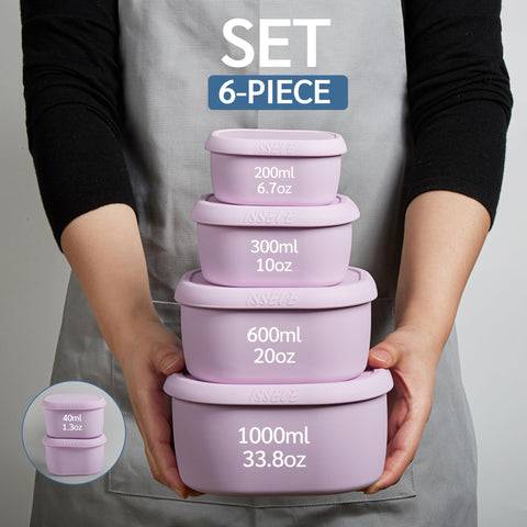 ISSEVE silicona sin BPA para almacenamiento higiénico de sobras.