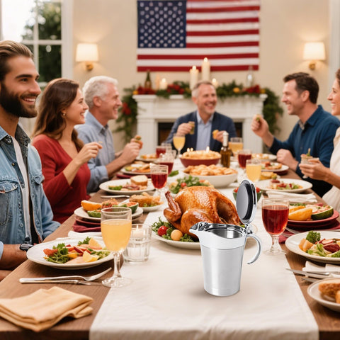 ISTOOLL Gravy Boat, boca de vertido amplia para flujo suave.