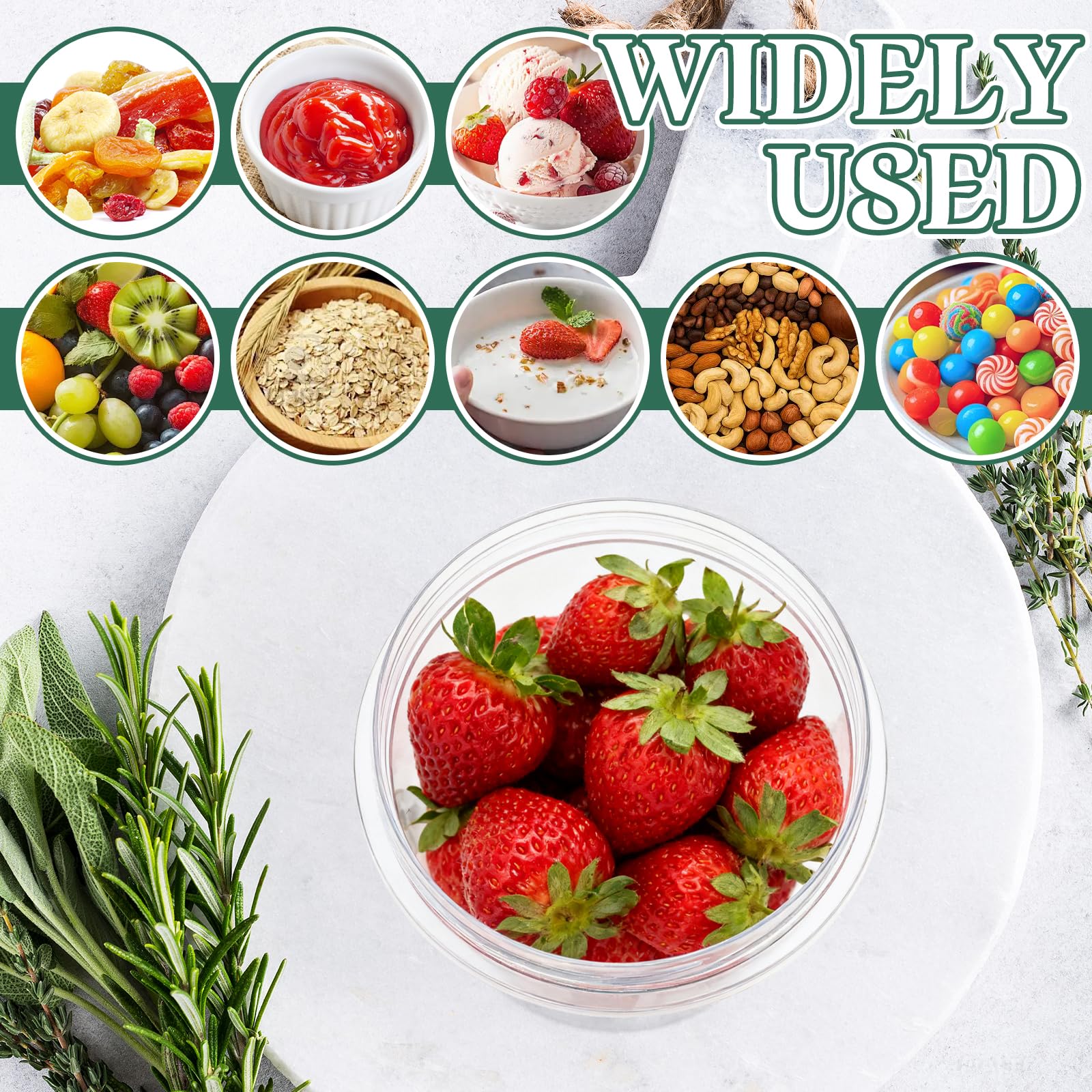 ISUSSER contenedores para alimentos, ideales para comidas y salsas.