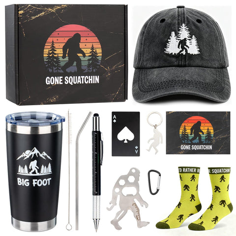Ithmahco Bigfoot-taza-20oz-inoxidable: útil para bebidas al aire libre.