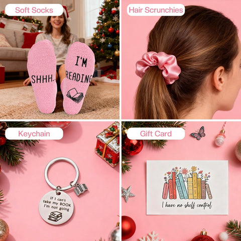 Ithmahco cesta-regalo para mujeres lectoras, regalo listo para ocasiones.