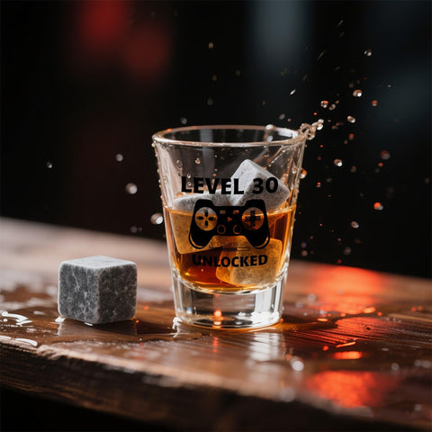 Copa de chupito Ithmahco de 1,7 oz con base gruesa, ideal para brindis.