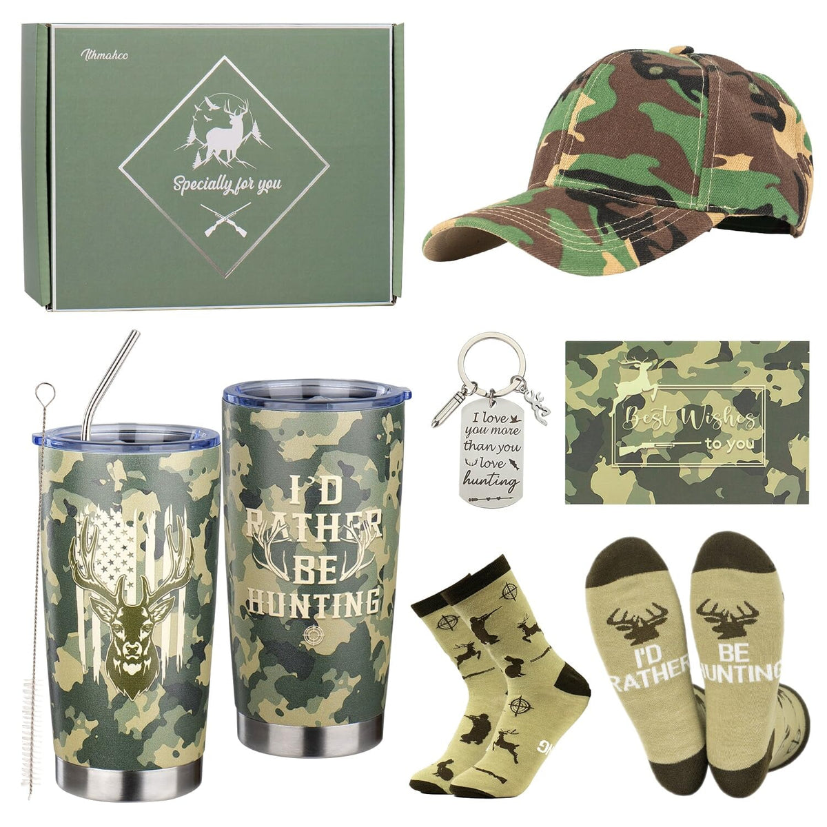 Ithmahco taza 20 onzas camuflada para café caliente durante la caza