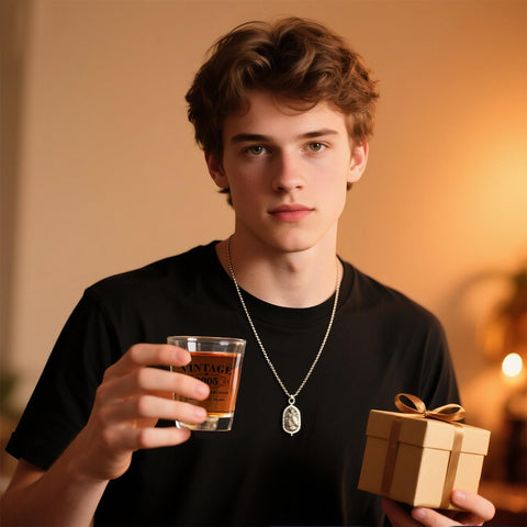 Vaso Ithmahco para bebidas destiladas como whisky, bourbon o coñac.