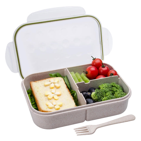 Caja bento de Itopor con tres compartimentos para comidas
