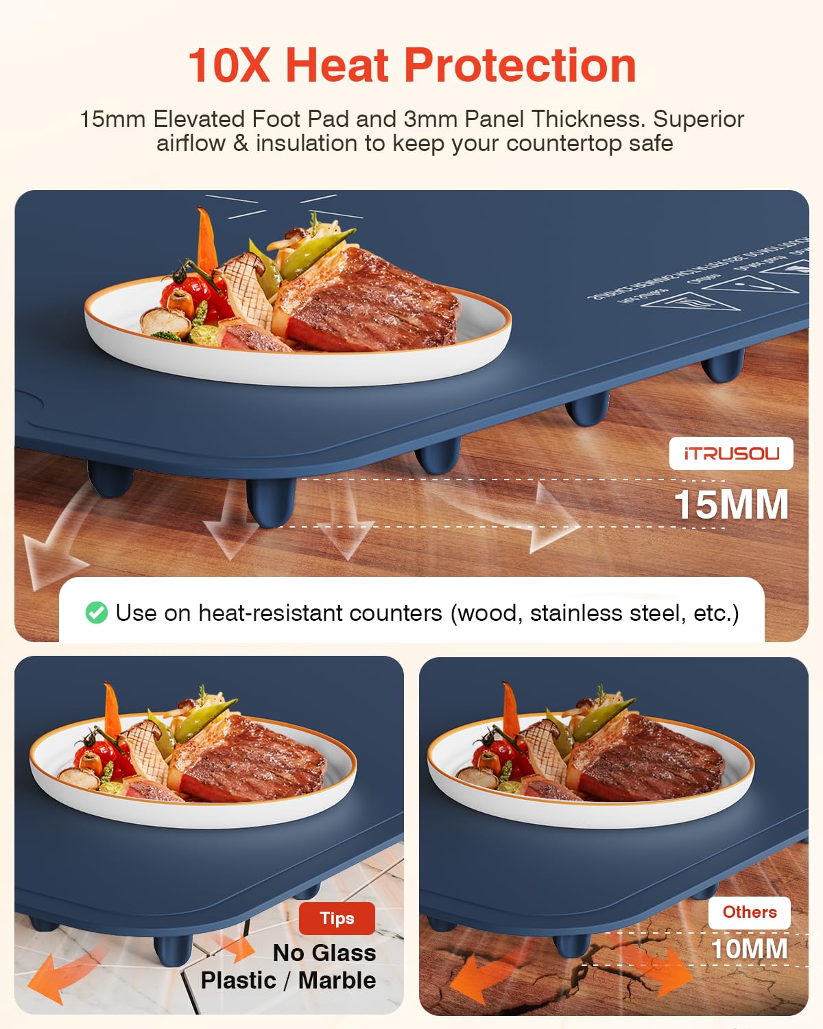 Itrusou diseño plegable y portátil para transportar con facilidad.