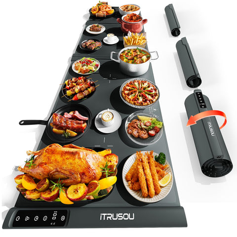 itrusou manta expandible con paneles conectados para buffet estable