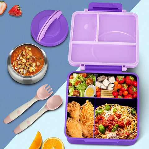 Itslife cubiertos incluidos prácticos para comer en la escuela.
