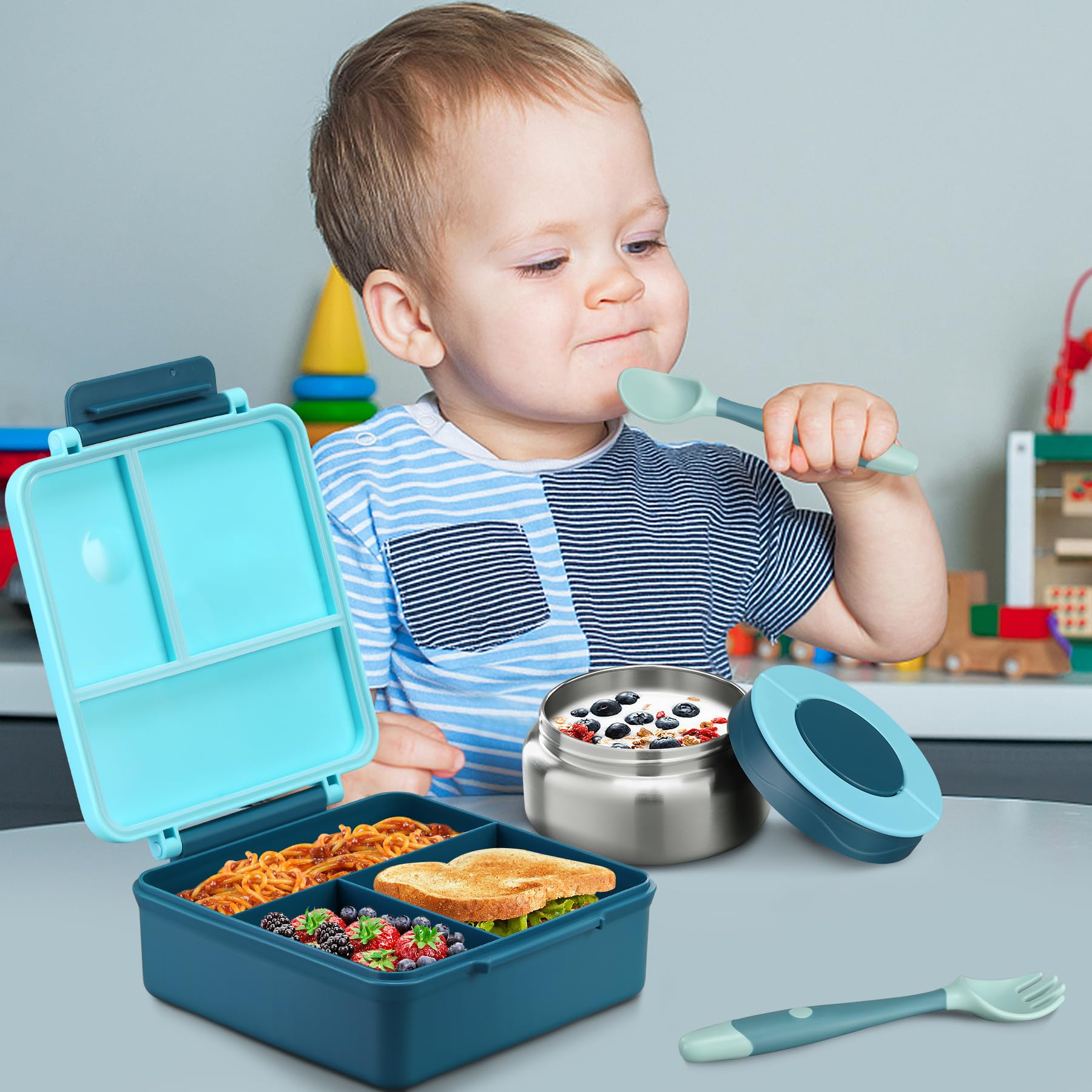 Itslife divisor de 4 compartimentos facilita organizar comidas
