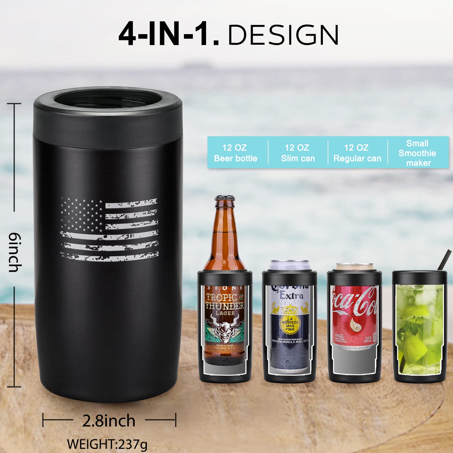 Itslife ideal para playa, camping y fiestas al aire libre.