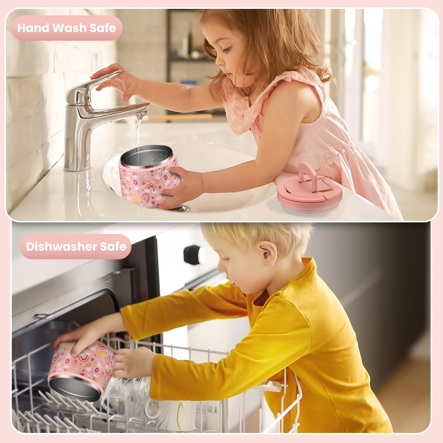 Itslife Kids Thermo arcoíris diseño colorido añade alegría al almuerzo