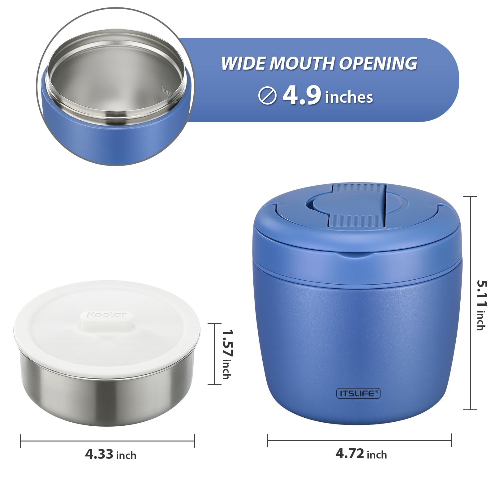 Itslife Soup Thermo base de silicona antideslizante evita movimientos
