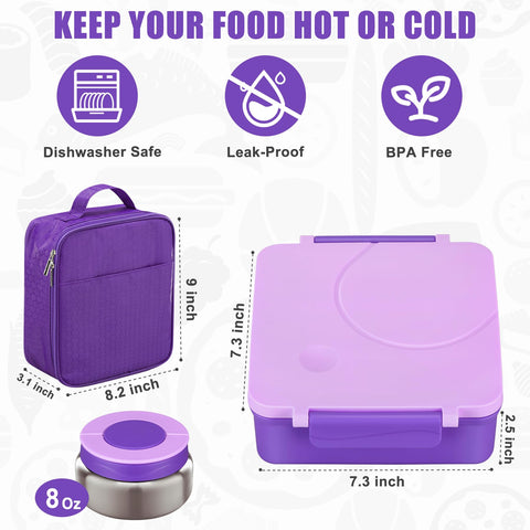 Itslife termo de sopa 8oz mantiene la comida caliente durante horas.