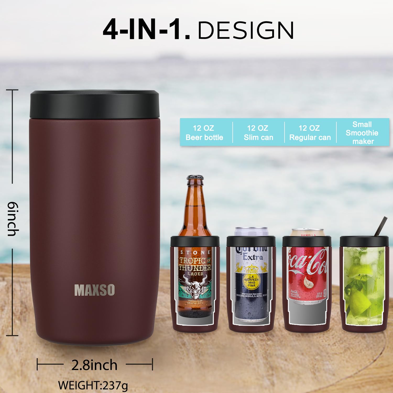Itslife uso-exterior-playa: ideal para playa y camping