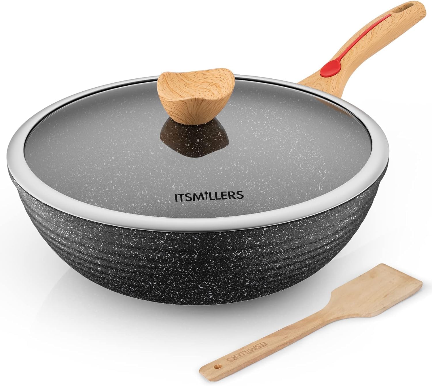 ItsMillers wok apto para lavavajillas facilita limpieza