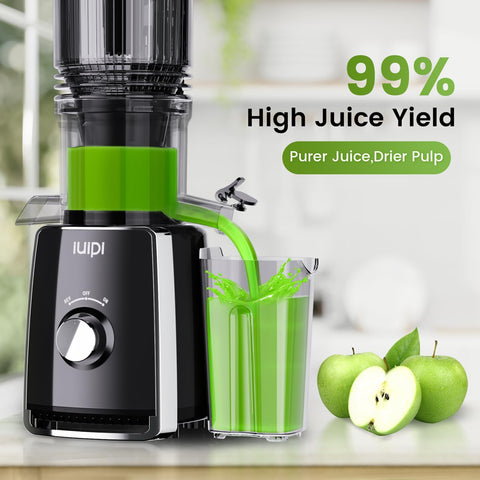IUIPI rendimiento 99 por ciento de jugo, menos pulpa y más sabor.