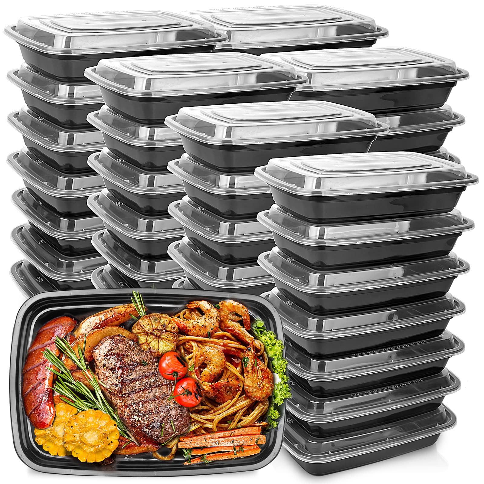 IUMÉ contenedores de almuerzo de 1000 ml para porciones fáciles de llevar.
