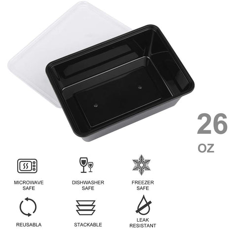 Tapa hermética de IUMÉ para contenedores apilables de 26 oz