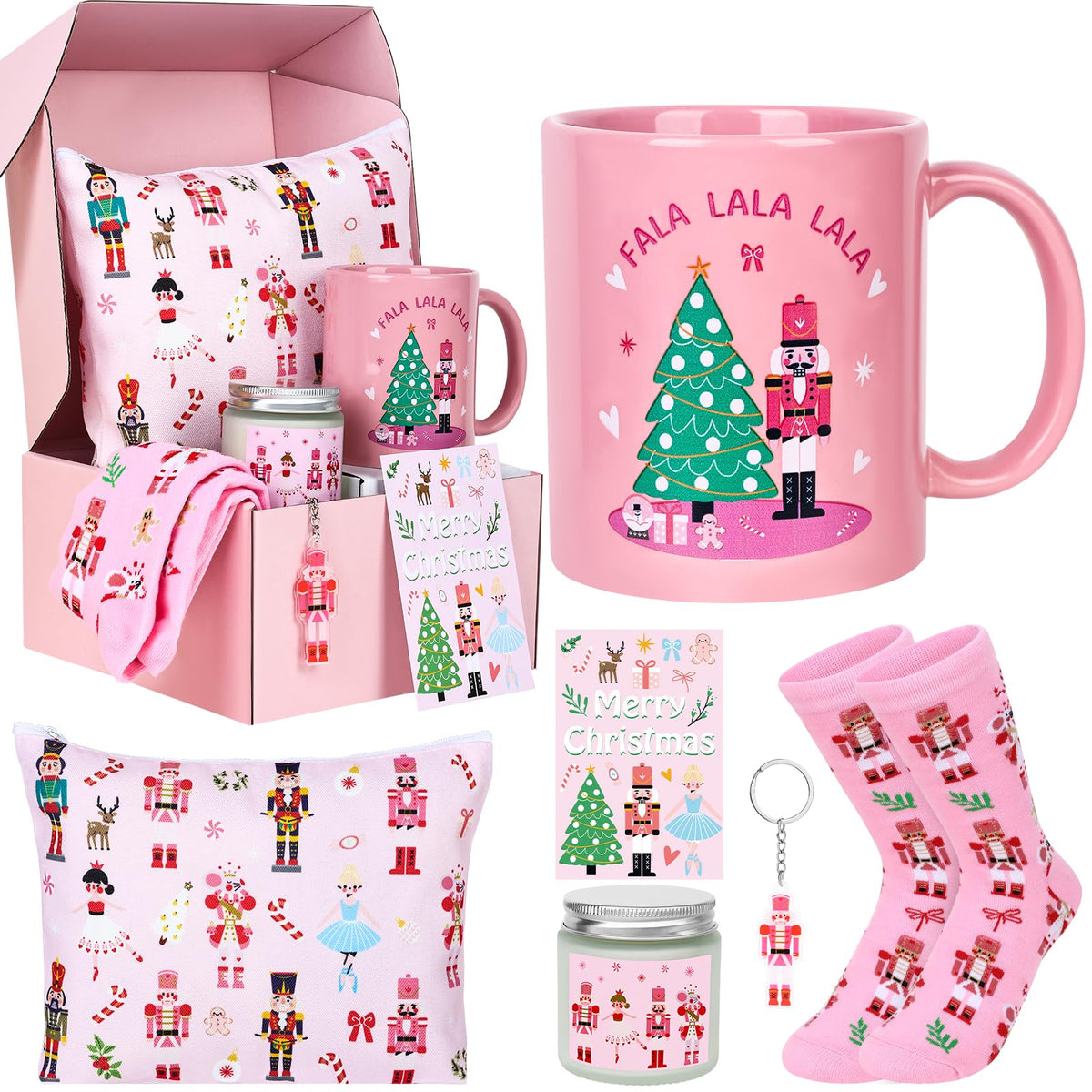 IUUIVV taza cascanueces navidad para empezar el día con inspiración festiva