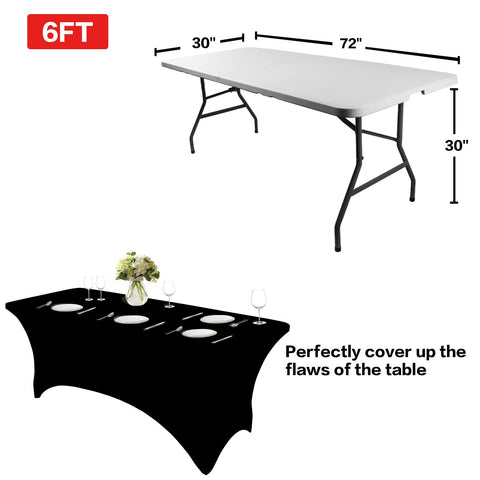 IVAPUPU mantel elastano rectangular con diseño de cuatro lados para un ajuste firme