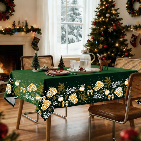 IVAPUPU mantel-textura-lino-detalle aporta acabado premium y toque suave.