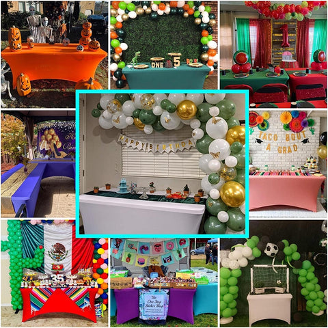 Uso reutilizable para festivales y fiestas con estilo.