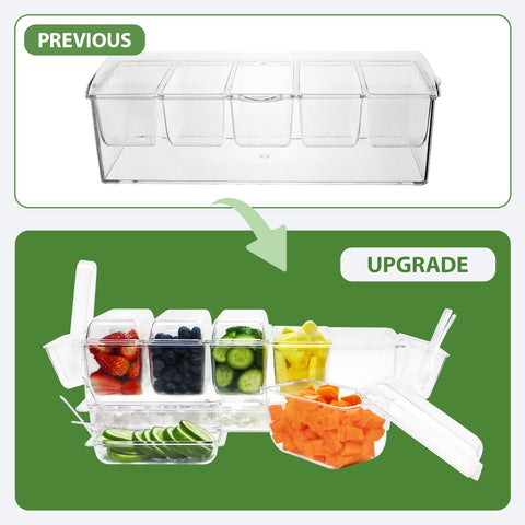 IVYHOME diseño modular de tres niveles, organiza condimentos y utensilios.