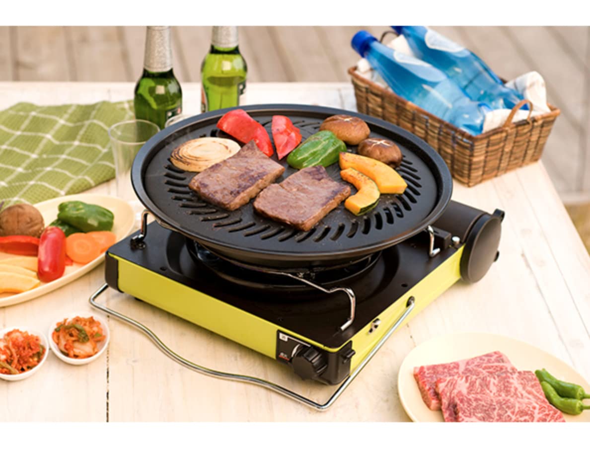 Iwatani plancha grande, diámetro 33,7 cm, ideal para asados familiares