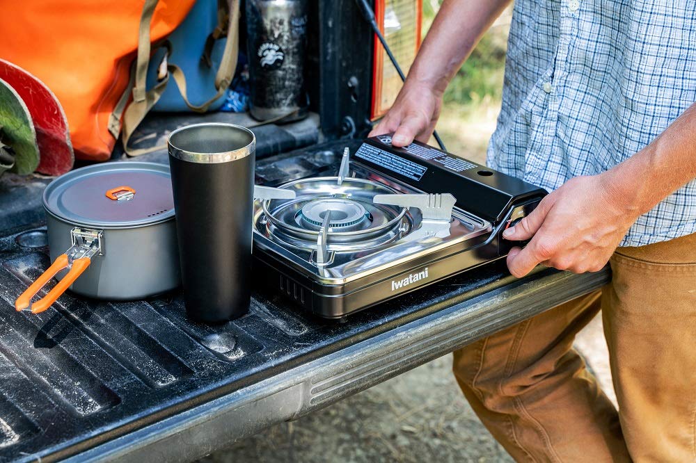 Iwatani VA-30 cuerpo aluminio ofrece ligereza para transporte cómodo.