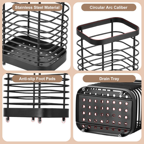 IWNTWY base estable con cuatro patas mantiene el soporte fijo.