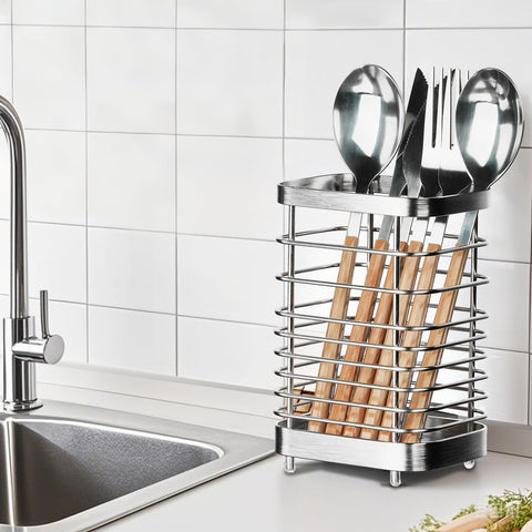 IWNTWY diseño ventilado seca los utensilios tras usar.