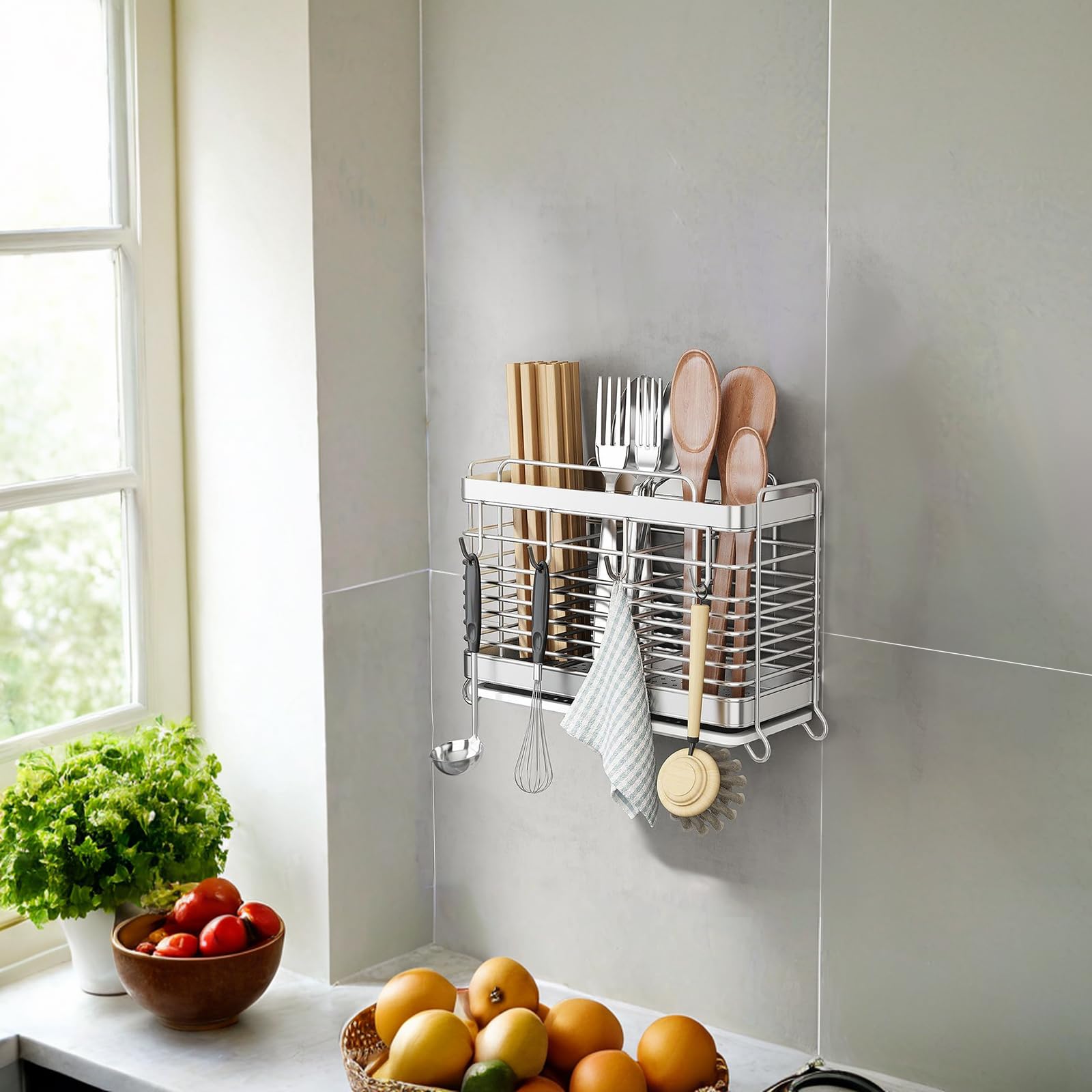 IWNTWY uso-en-mesa-de-cocina mantiene herramientas al alcance sin ocupar espacio.
