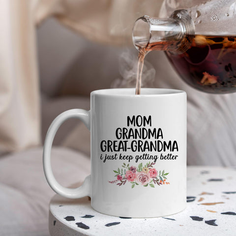 Taza IWXYI gran abuela, regalo perfecto para Dia de la Madre y ocasiones especiales.