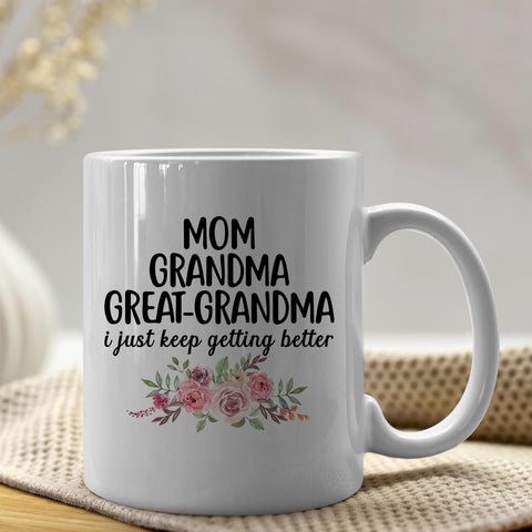 Taza IWXYI gran abuela, empaque resistente para envio seguro.