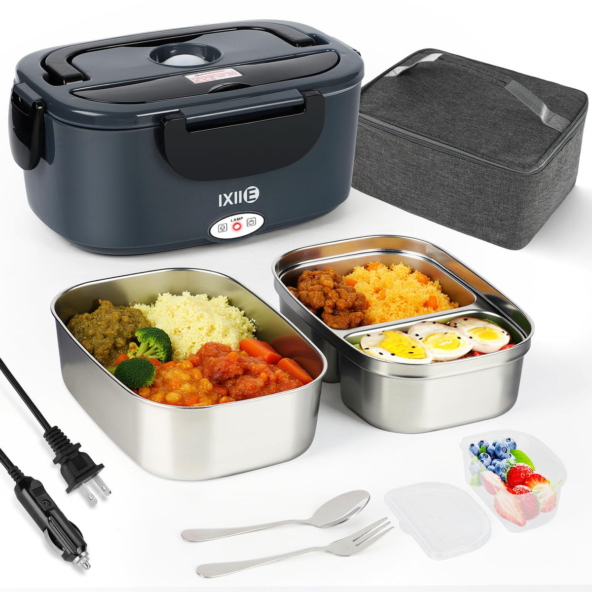 IXIIE Lunchbox caliente a 80W para comidas rápidas en casa o en la carretera