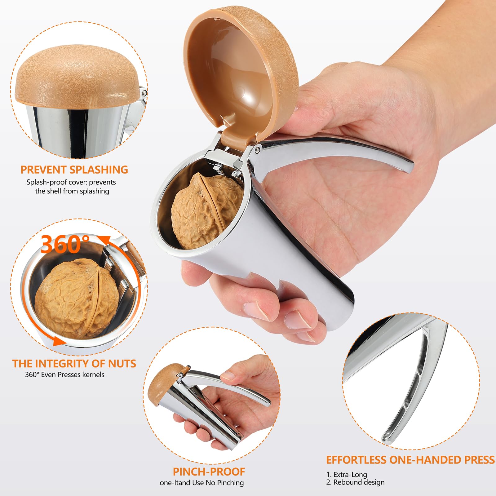 iziusy pelanueces aleación de zinc ofrece gran resistencia para nueces duras.