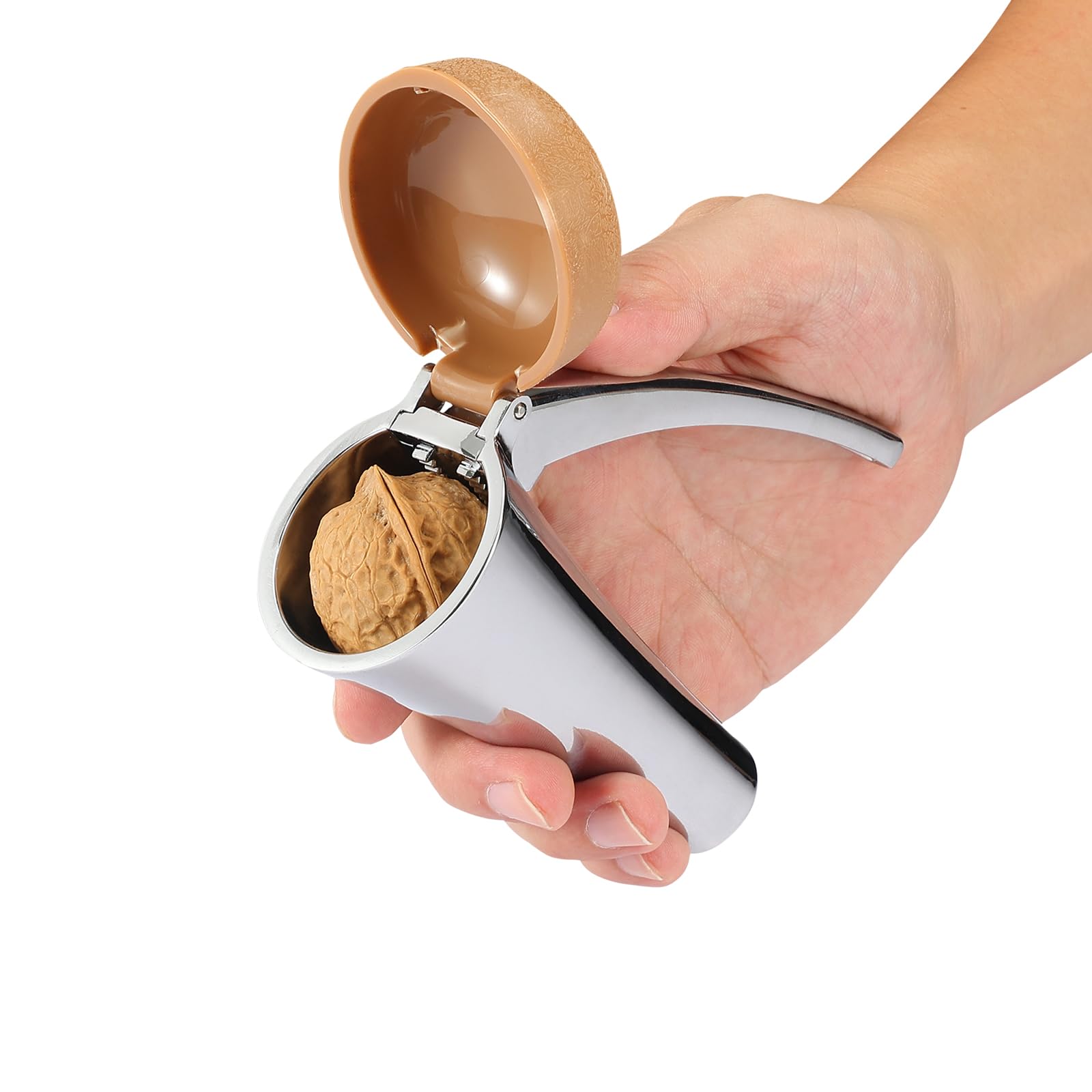 iziusy pelanueces con manija larga facilita romper nueces con menos esfuerzo.